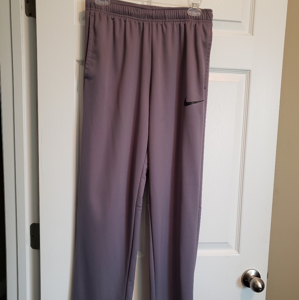 Nike Gray Dri-fit Men's Sweat Pants Medium